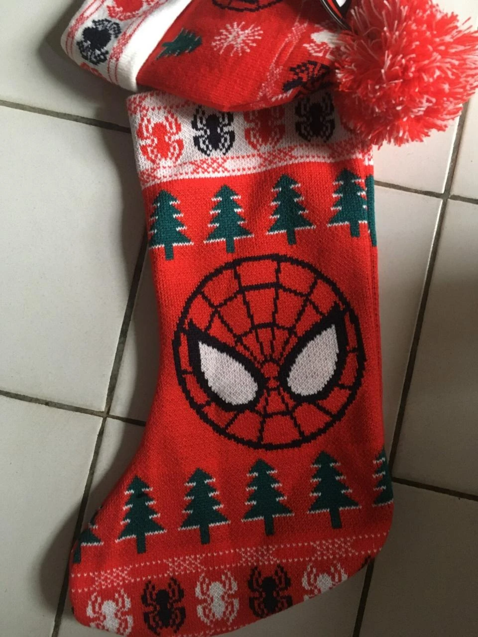 Conjunto Spiderman marvel touca para menino + bota de Natal spiderman Novo Idéia de presente – photo 4